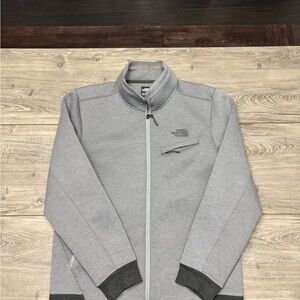 The North Face Men's Zip-Up Gray Sweater